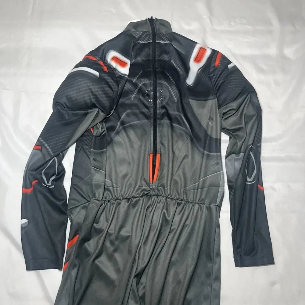 Fortnite Omega Costume Youth XL Orange Black Padded Suit Only NO MASK
